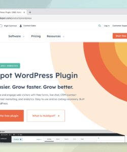 HubSpot WordPress Plugin.