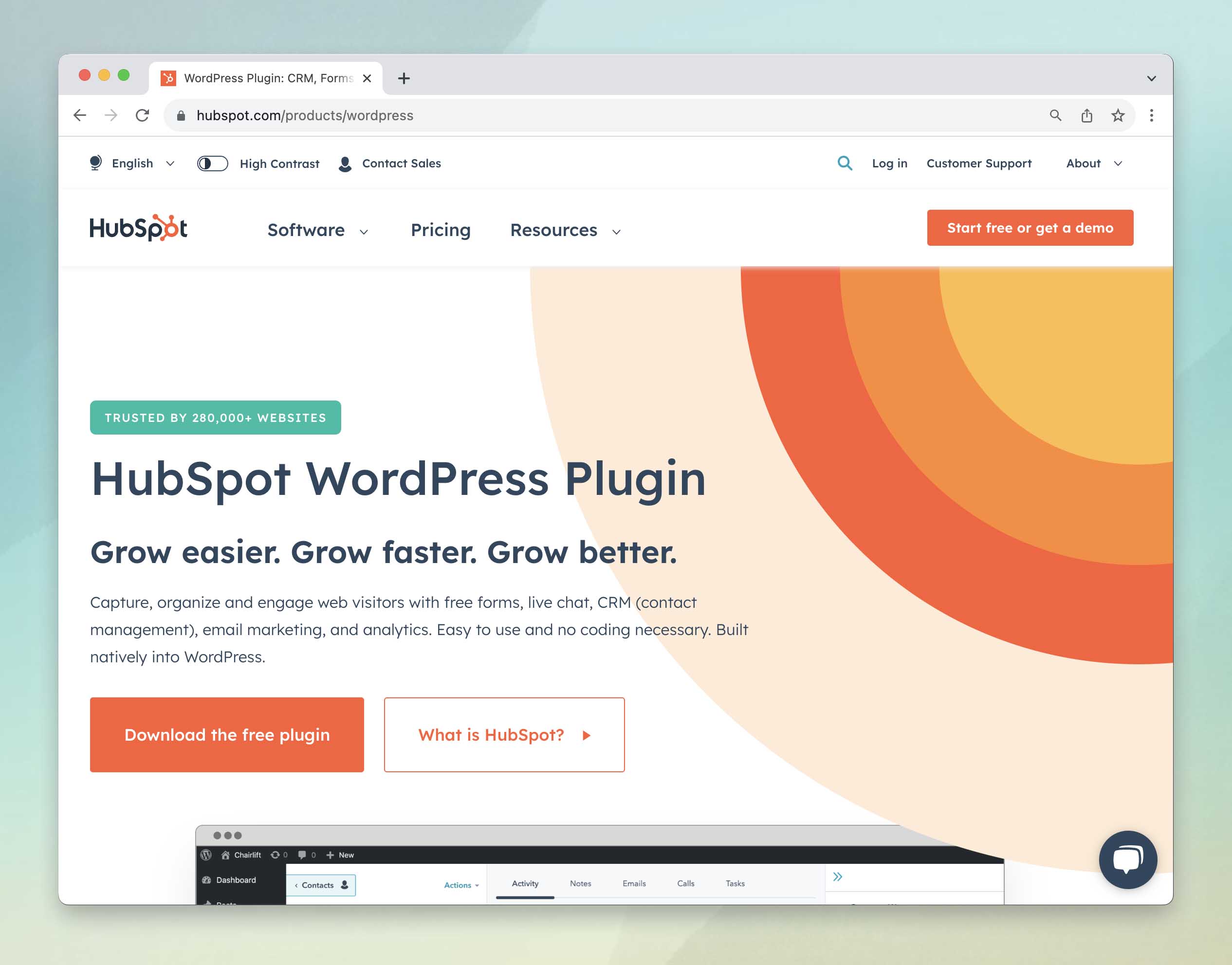 Hubspot deals wordpress plugin