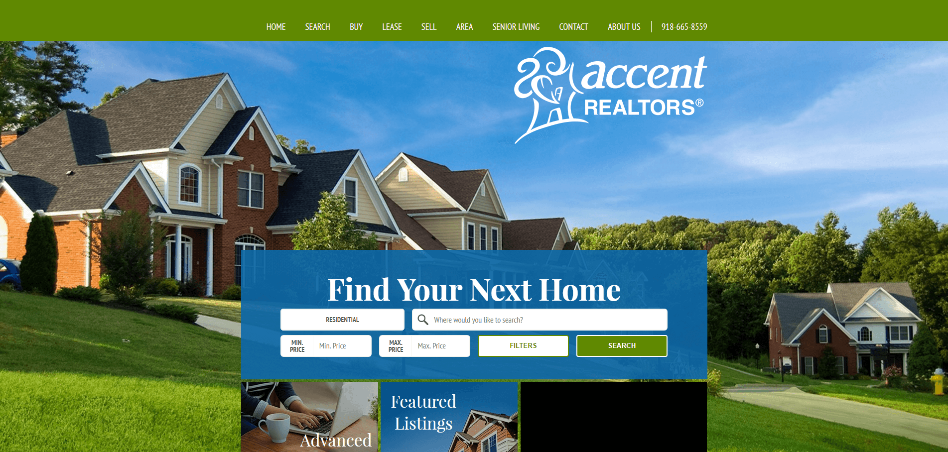  Incredible!  This list has 101 of the best real estate websites.  We ranked each site 1-101 and reviewed them all.  Here's accentrealtors.com.  Curious who made the list? 