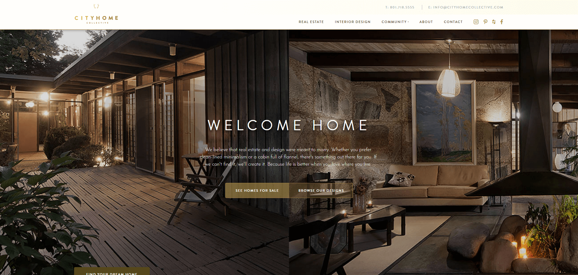  Incredible!  We listed 101 of the best real estate websites.  Here's cityhomecollective.com. 