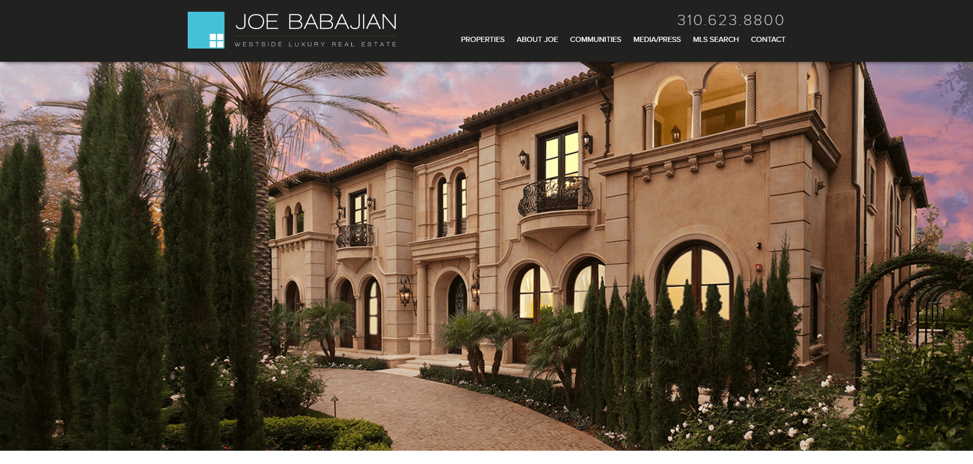  Crazy!  Here are 101 of the best real estate websites.  We reviewed and ranked each site, 1-101.  Here's joebabajian.com. 